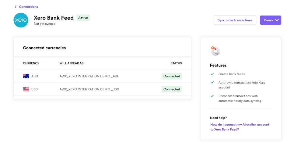 Xero Bank Feed How Do I Set Up My Xero Bank Feed Airwallex Help Centre 4266